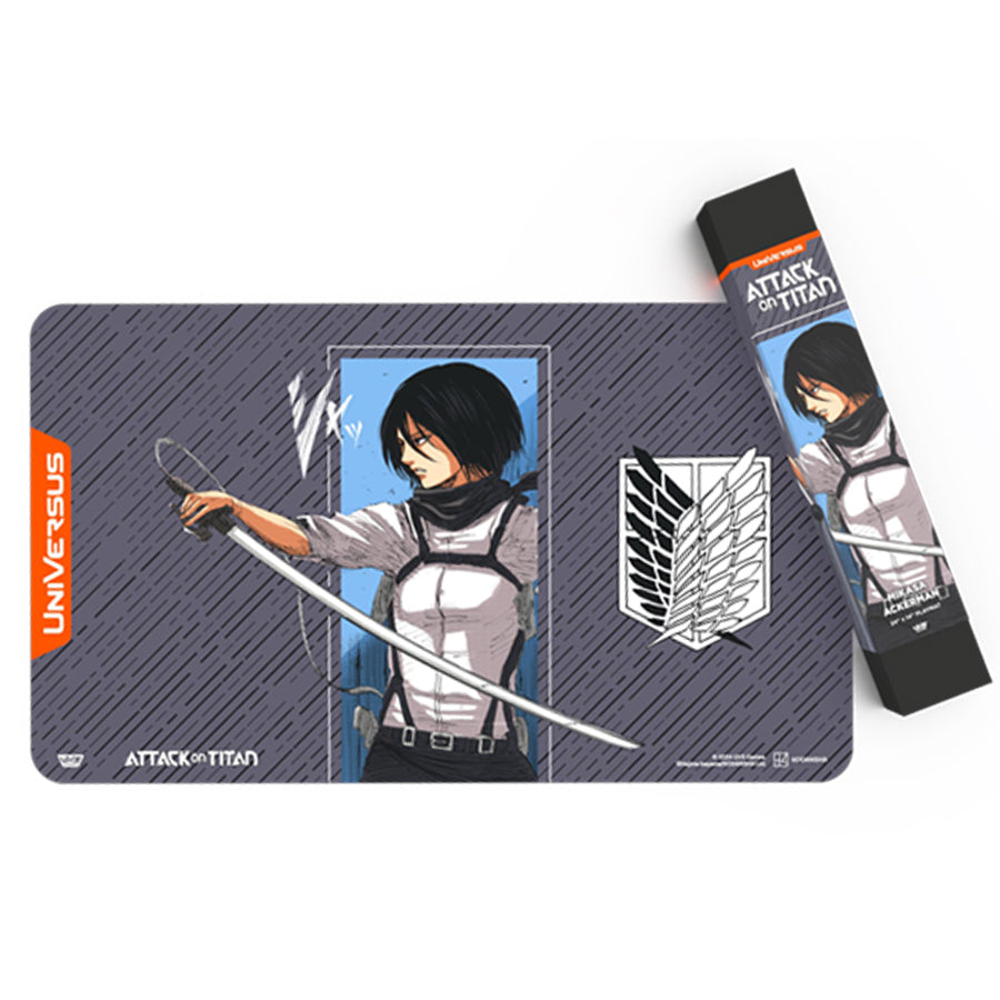 Universus: Attack on Titan TCG: Battle For Humanity: Mikasa Playmat | Odin's Place