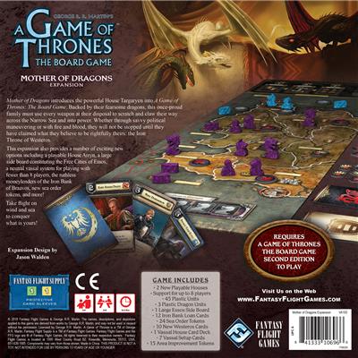 A Game of Thrones The Board Game: Mother of Dragons | Odin's Place