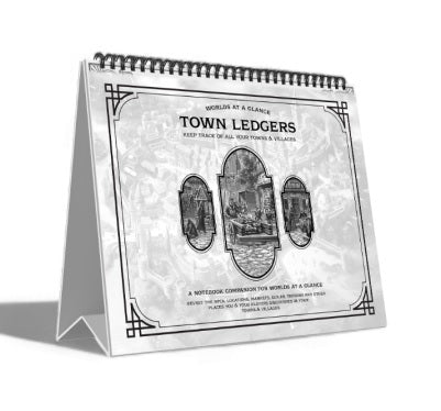 Worlds at a Glance RPG: Customizable Sticker Maps & Notebook | Odin's Place
