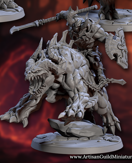 Dragon's Lair Printed Mini: 319 The Infernal Legion | Odin's Place