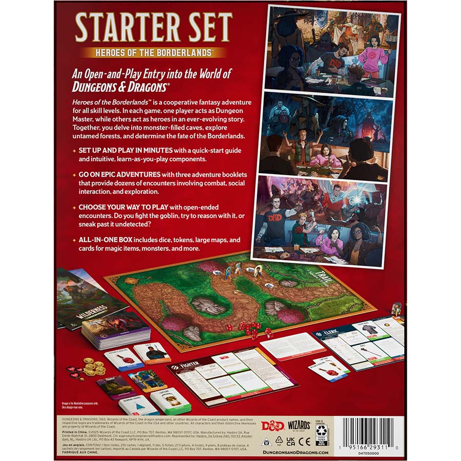 Dungeons and Dragons Starter Set: Heroes of the Borderlands 2025 | Odin's Place