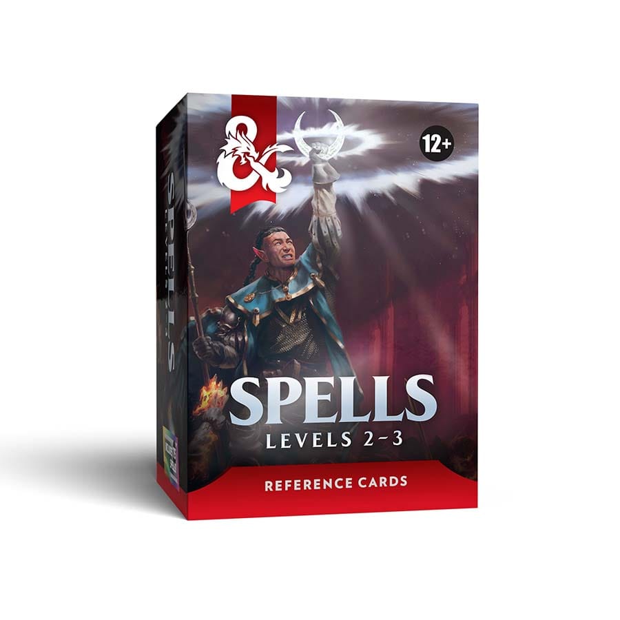 Dungeons & Dragons Reference Cards: Spells 2 (Levels 2-3) | Odin's Place