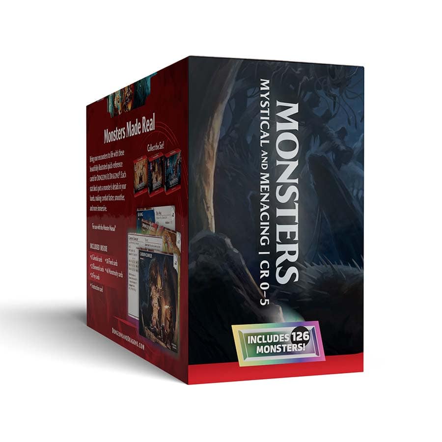 Dungeons & Dragons Reference Cards: Monsters (Mystical and Menacing) | Odin's Place