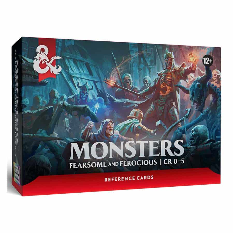 Dungeons & Dragons Reference Cards: Monsters (Fearsome and Ferocious) | Odin's Place