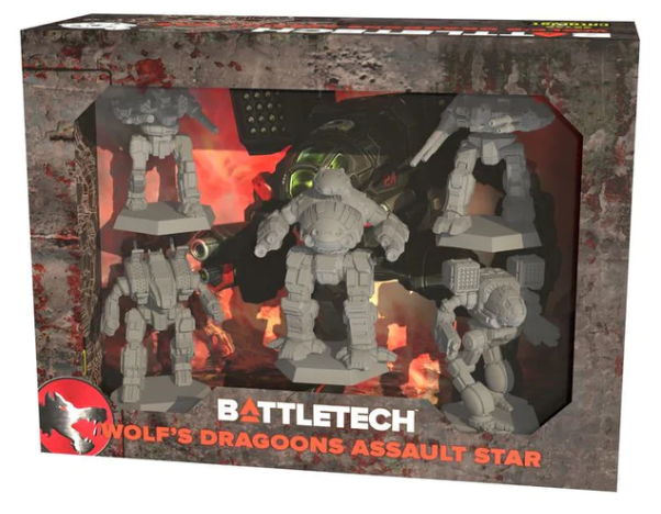 Battletech Miniature Force Pack: Wolf's Dragoons Assault Star | Odin's Place