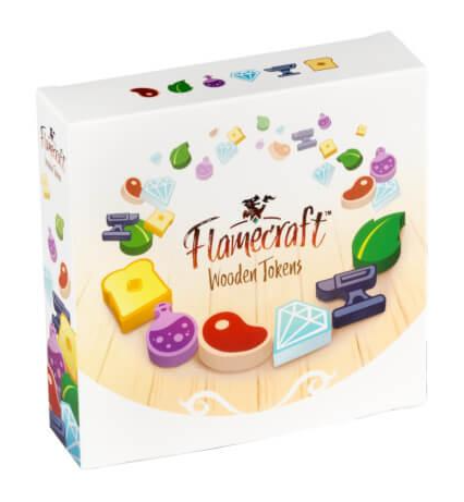 Flamecraft: Deluxe Components - Wooden Tokens | Odin's Place