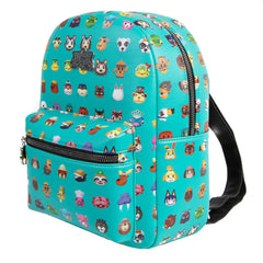 Bioworld Animal Crossing Character Print Mini Backpack | Odin's Place