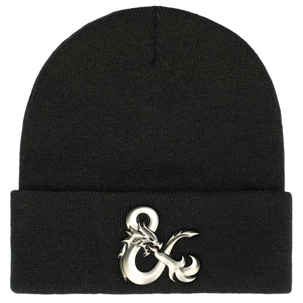 Bioworld Dungeons and Dragons Chrome Logo Beanie | Odin's Place