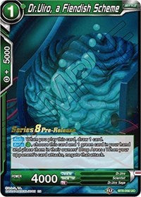 Dr.Uiro, a Fiendish Scheme (BT8-056_PR) [Malicious Machinations Prerelease Promos] | Odin's Place