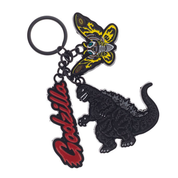 Bioworld Godzilla & Mothra Multi-Character Keychain | Odin's Place