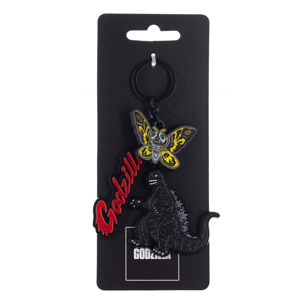 Bioworld Godzilla & Mothra Multi-Character Keychain | Odin's Place