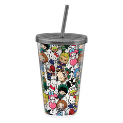 Bioworld My Hero Academia 16oz Acrylic Cup With Straw | Odin's Place