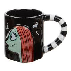 Bioworld The Nightmare Before Christmas Jack & Sally 20 oz. Sculpted Ceramic Mugs - Set of 2 | Odin's Place