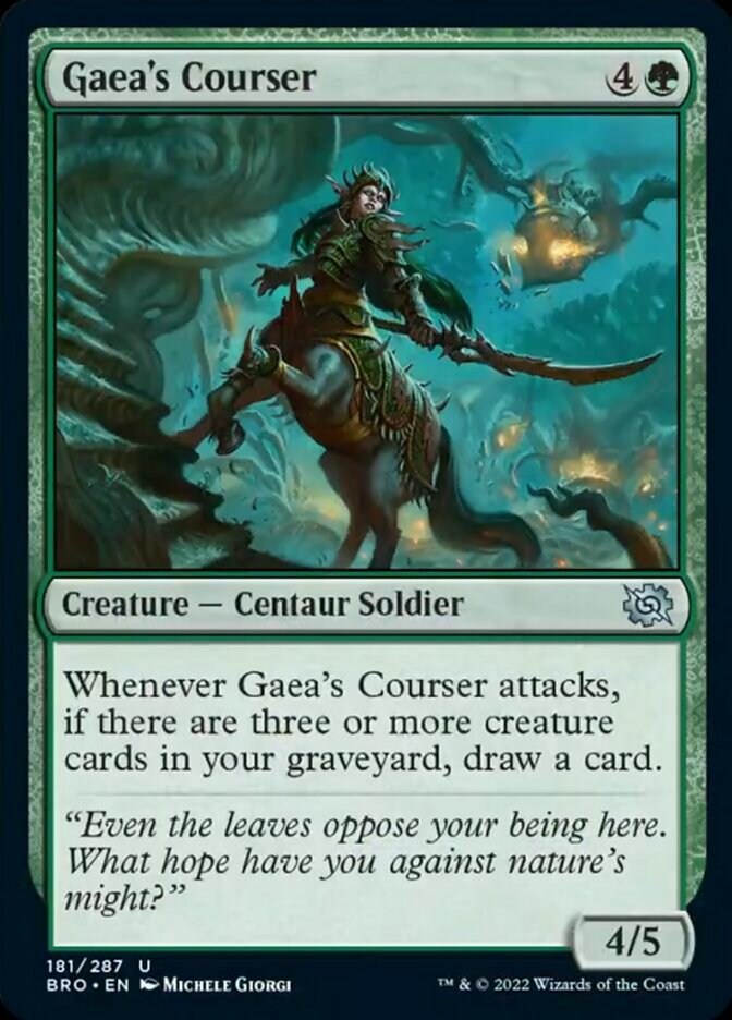 Gaea's Courser [The Brothers' War] | Odin's Place