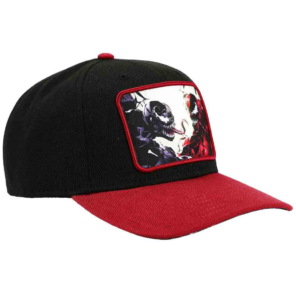 Bioworld Marvel Venom vs. Carnage Sublimated Patch Pre-Curved Snapback | Odin's Place