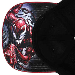 Bioworld Marvel Venom vs. Carnage Sublimated Patch Pre-Curved Snapback | Odin's Place