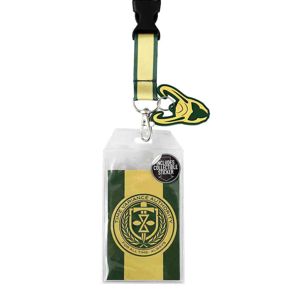 Bioworld Marvel Loki Time Variance Authority Lanyard | Odin's Place