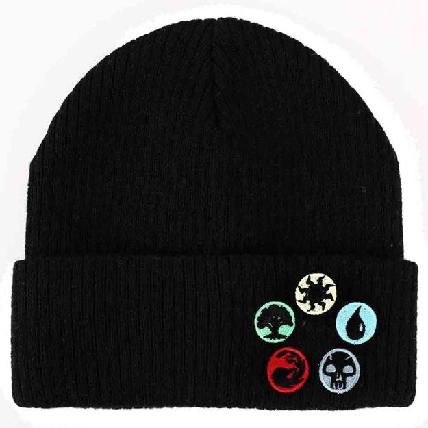 Bioworld Magic the Gathering Mana Symbols Beanie | Odin's Place