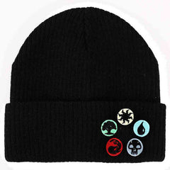 Bioworld Magic the Gathering Mana Symbols Beanie | Odin's Place