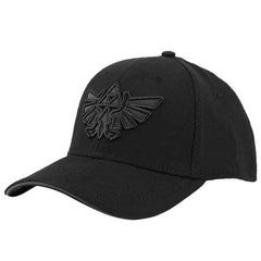 Bioworld Zelda Hyrule Triforce Raised Embroidered Logo Curved Bill Snapback | Odin's Place