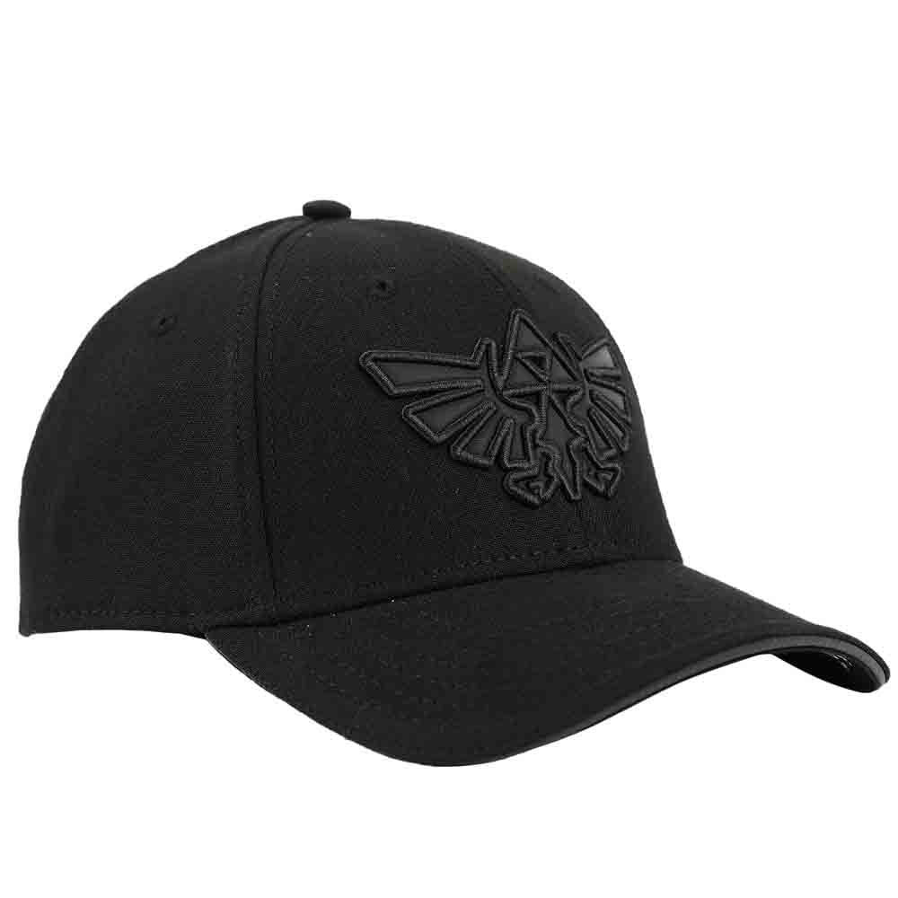 Bioworld Zelda Hyrule Triforce Raised Embroidered Logo Curved Bill Snapback | Odin's Place