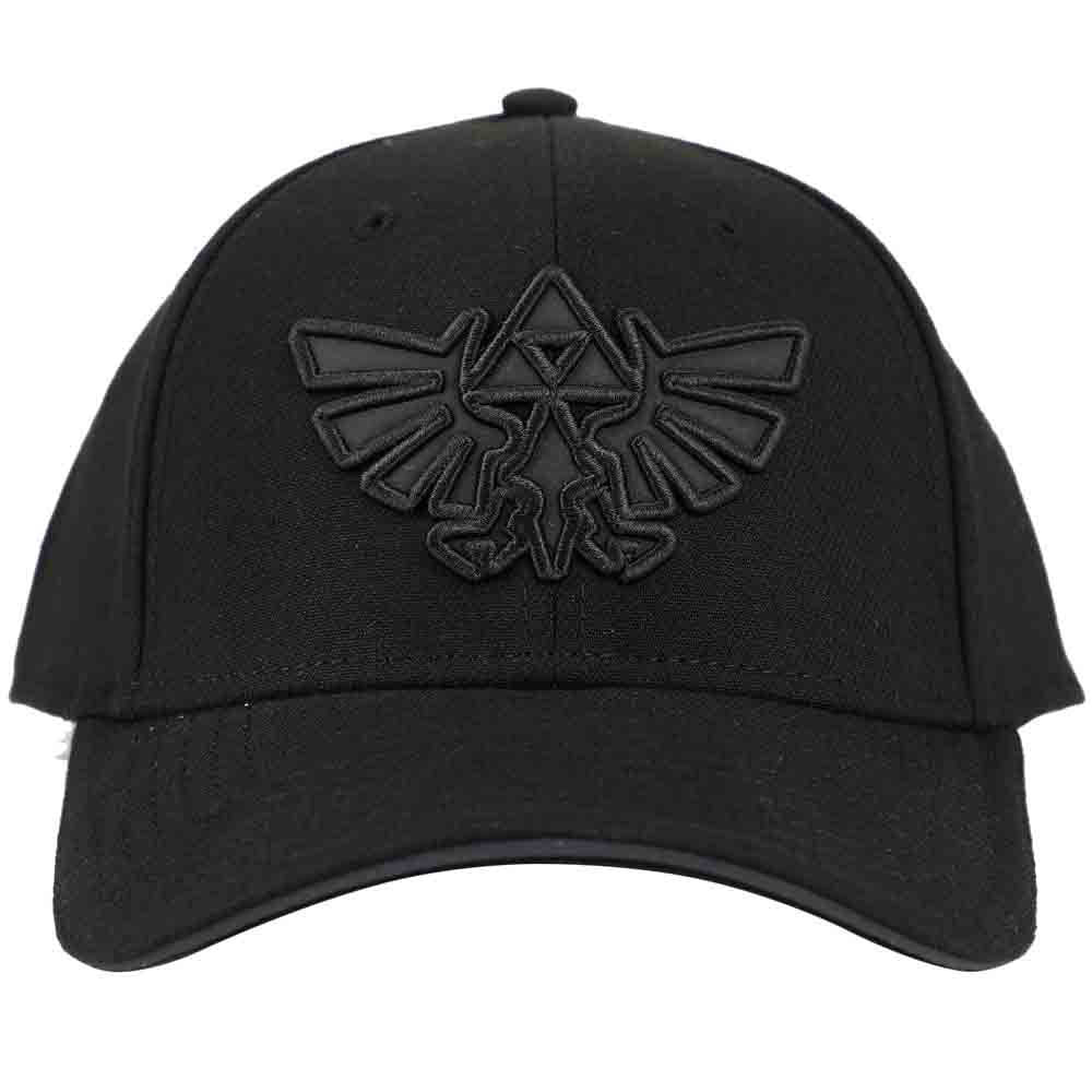 Bioworld Zelda Hyrule Triforce Raised Embroidered Logo Curved Bill Snapback | Odin's Place