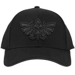 Bioworld Zelda Hyrule Triforce Raised Embroidered Logo Curved Bill Snapback | Odin's Place