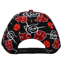 Bioworld Naruto Akatsuki Cloud & Anti-leaf Village Sublimated Curved Bill Snapback | Odin's Place