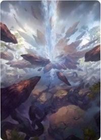 Prismatic Vista Art Card [Zendikar Rising Art Series] | Odin's Place
