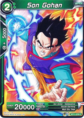 Son Gohan (Green) (BT11-076) [Vermilion Bloodline] | Odin's Place