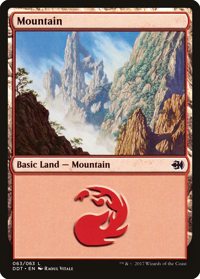 Mountain (63) [Duel Decks: Merfolk vs. Goblins] | Odin's Place