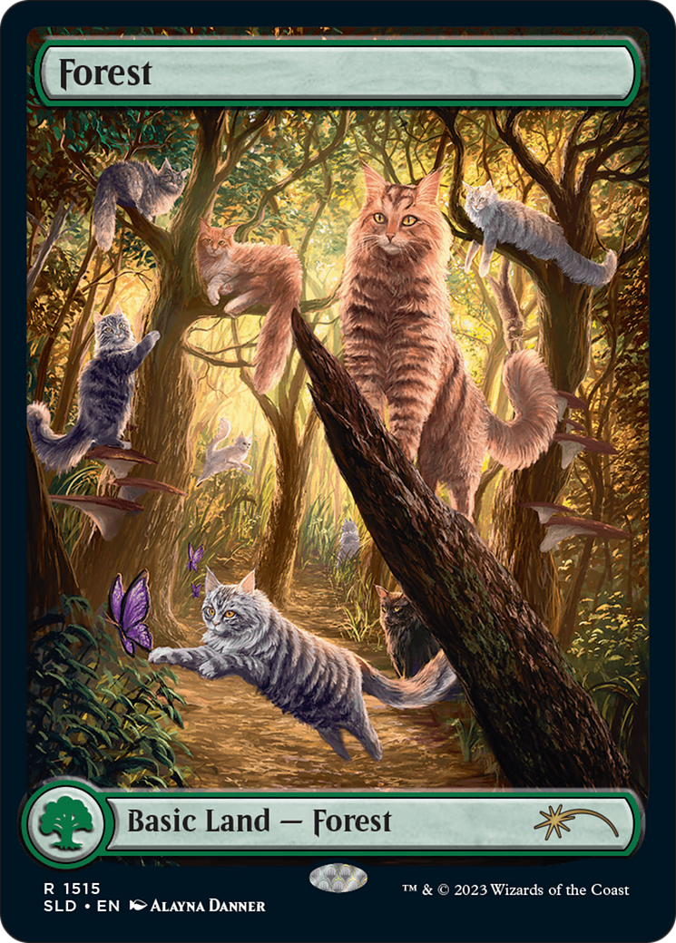 Forest (1515) [Secret Lair Commander Deck: Raining Cats and Dogs] | Odin's Place