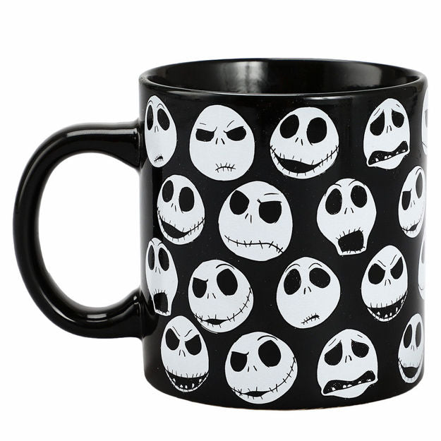 Bioworld The Nightmare Before Christmas Jack Facial Expressions 16 oz. Ceramic Mug | Odin's Place