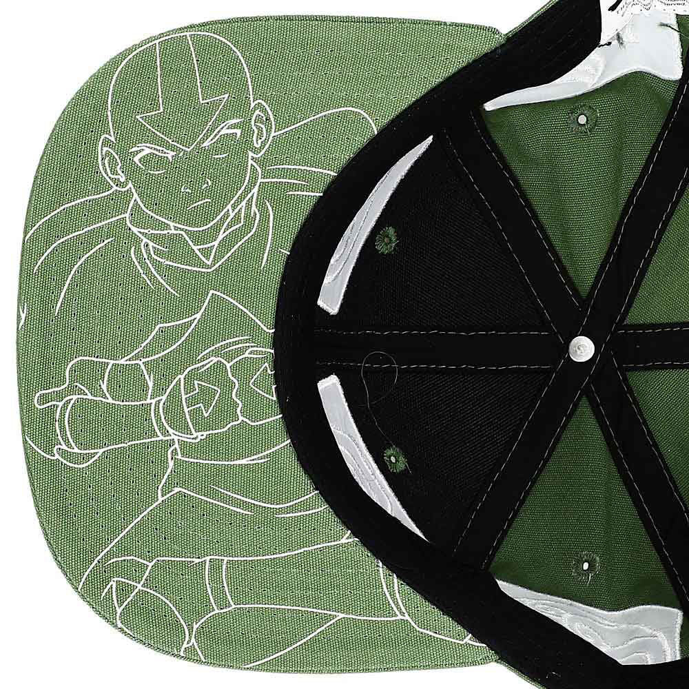 Bioworld Avatar The Last Airbender Elemental Symbols Flat Bill Snapback | Odin's Place