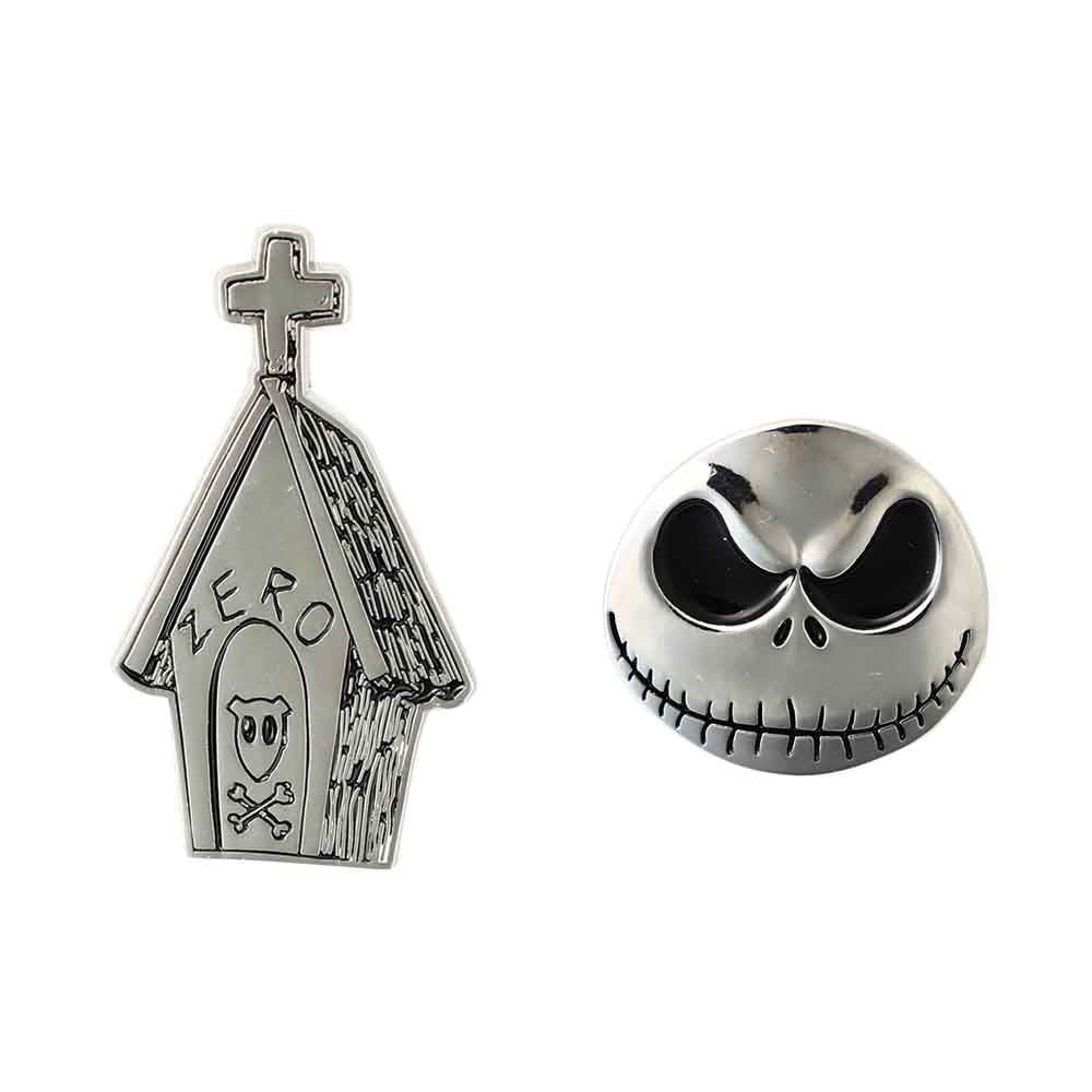 Bioworld The Nightmare Before Christmas Master of Fright Lapel Pins & Lanyard Coffin Box Set | Odin's Place