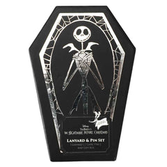 Bioworld The Nightmare Before Christmas Master of Fright Lapel Pins & Lanyard Coffin Box Set | Odin's Place
