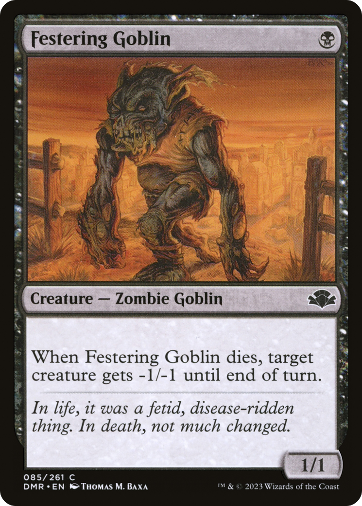 Festering Goblin [Dominaria Remastered] | Odin's Place