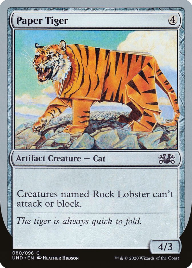 Paper Tiger [Unsanctioned] | Odin's Place