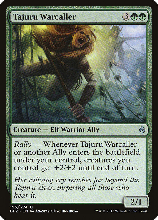 Tajuru Warcaller (195) [Battle for Zendikar] | Odin's Place