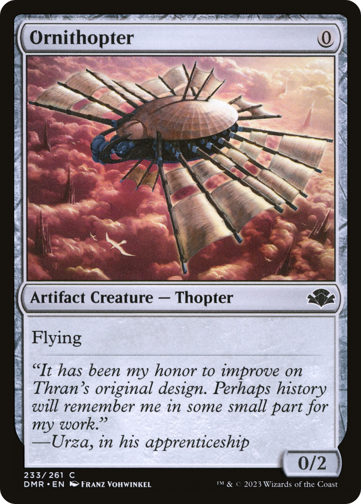 Ornithopter [Dominaria Remastered] | Odin's Place