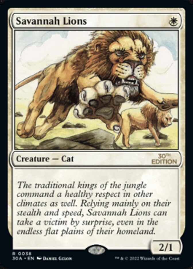 Savannah Lions [30th Anniversary Edition] | Odin's Place