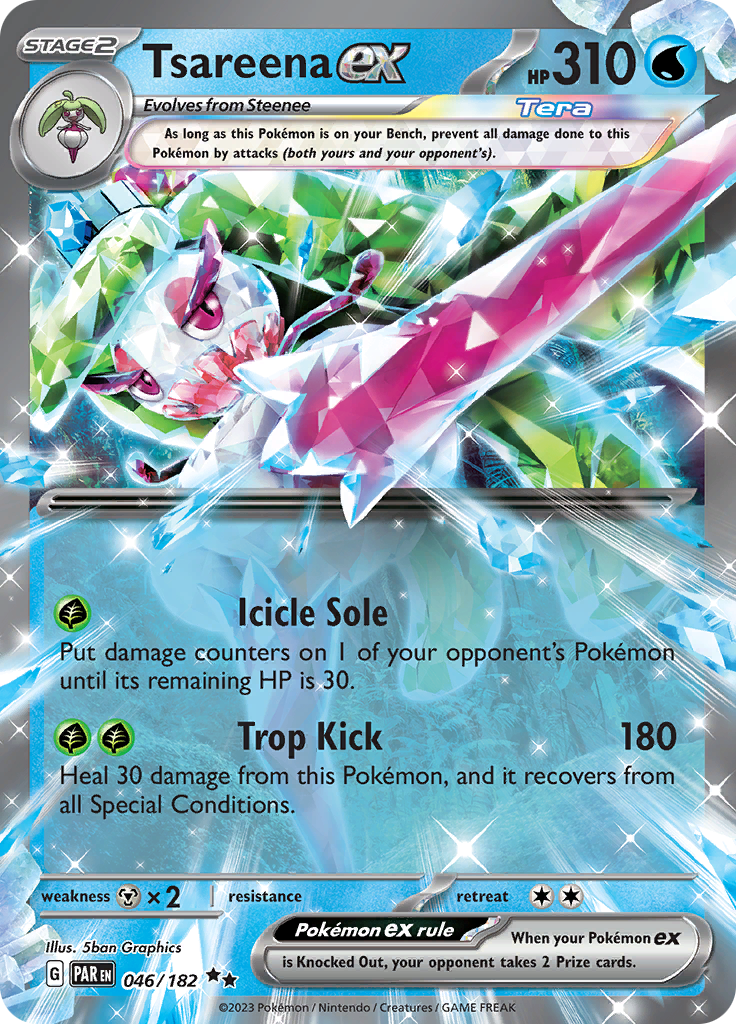 Tsareena ex (046/182) [Scarlet & Violet: Paradox Rift] | Odin's Place