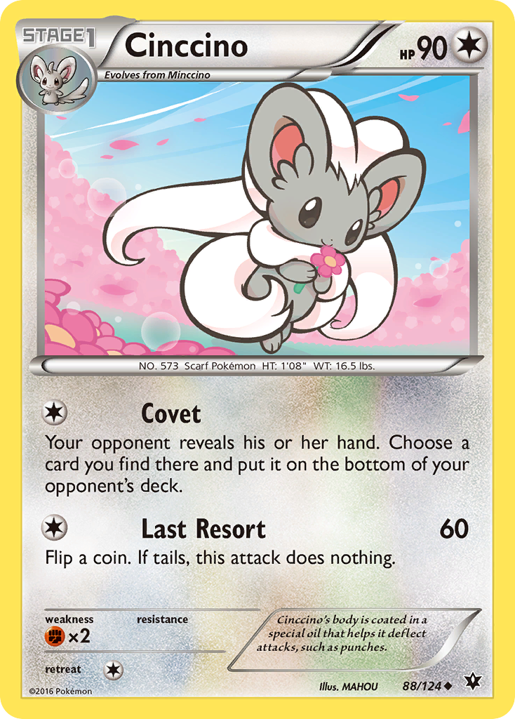 Cinccino (88/124) [XY: Fates Collide] | Odin's Place