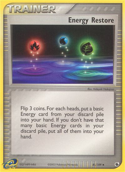 Energy Restore (81/109) [EX: Ruby & Sapphire] | Odin's Place