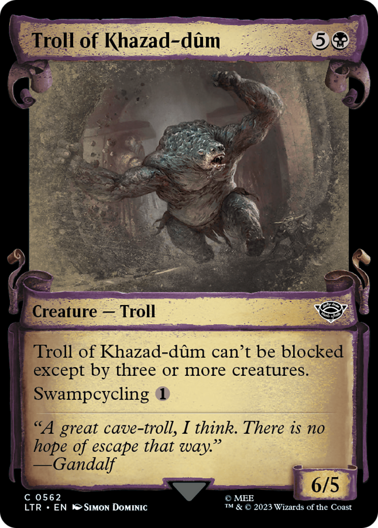 Troll of Khazad-dum [The Lord of the Rings: Tales of Middle-Earth Showcase Scrolls] | Odin's Place