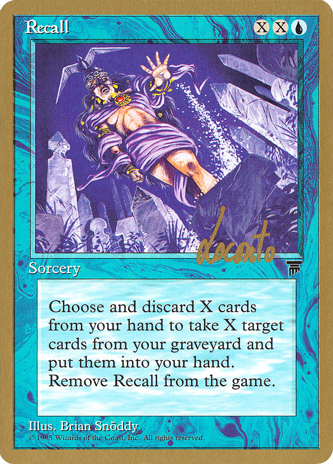 Recall (Michael Loconto) [Pro Tour Collector Set] | Odin's Place