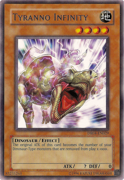 Tyranno Infinity [DR04-EN029] Rare | Odin's Place