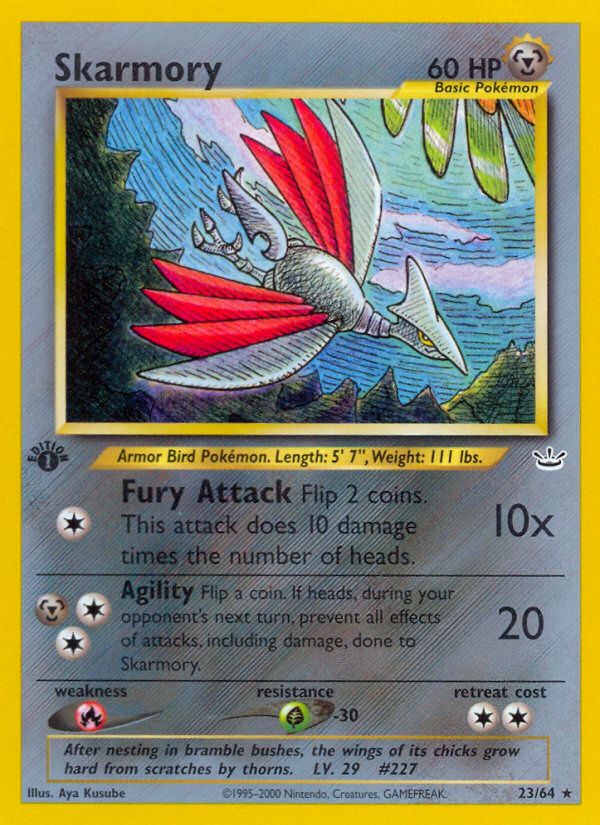 Skarmory (23/64) [Neo Revelation 1st Edition] | Odin's Place