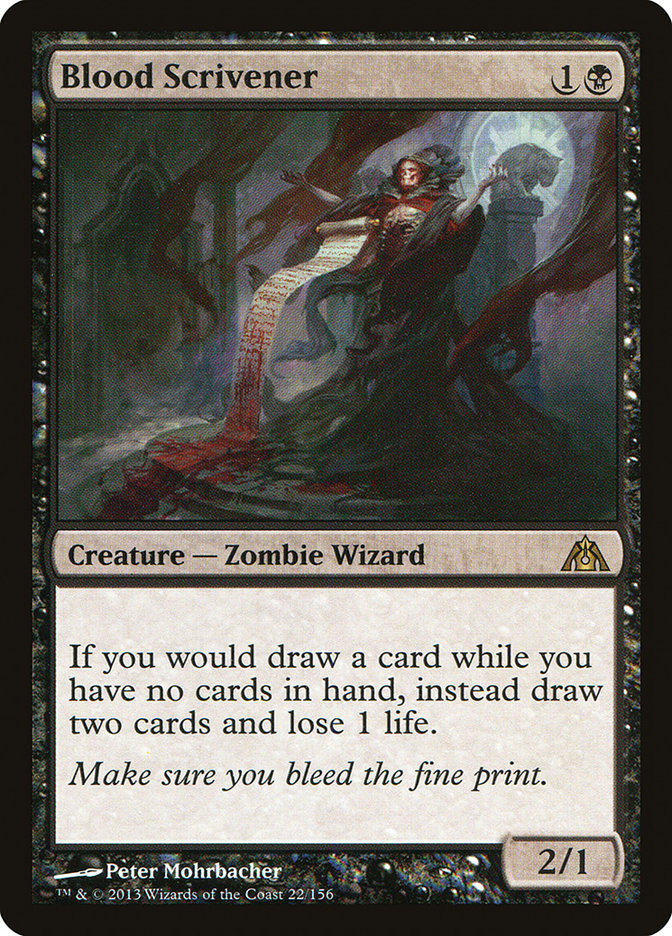 Blood Scrivener (22) [Dragon's Maze] | Odin's Place