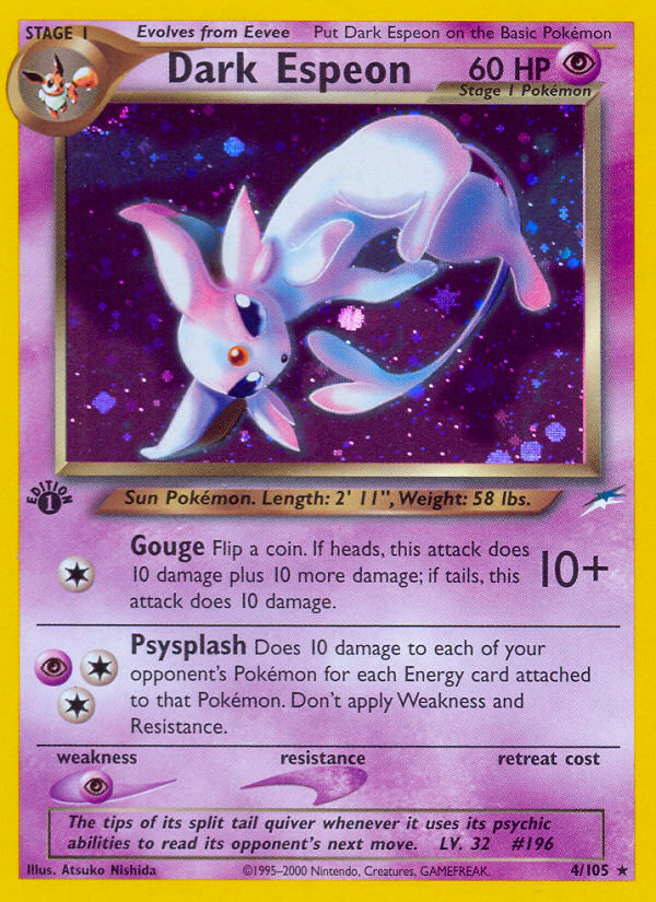 Dark Espeon (4/105) [Neo Destiny 1st Edition] | Odin's Place